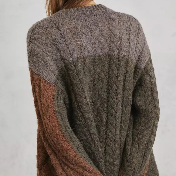 Anthropologie Multicolor Cable Knit Sweater - Picture 5 of 15